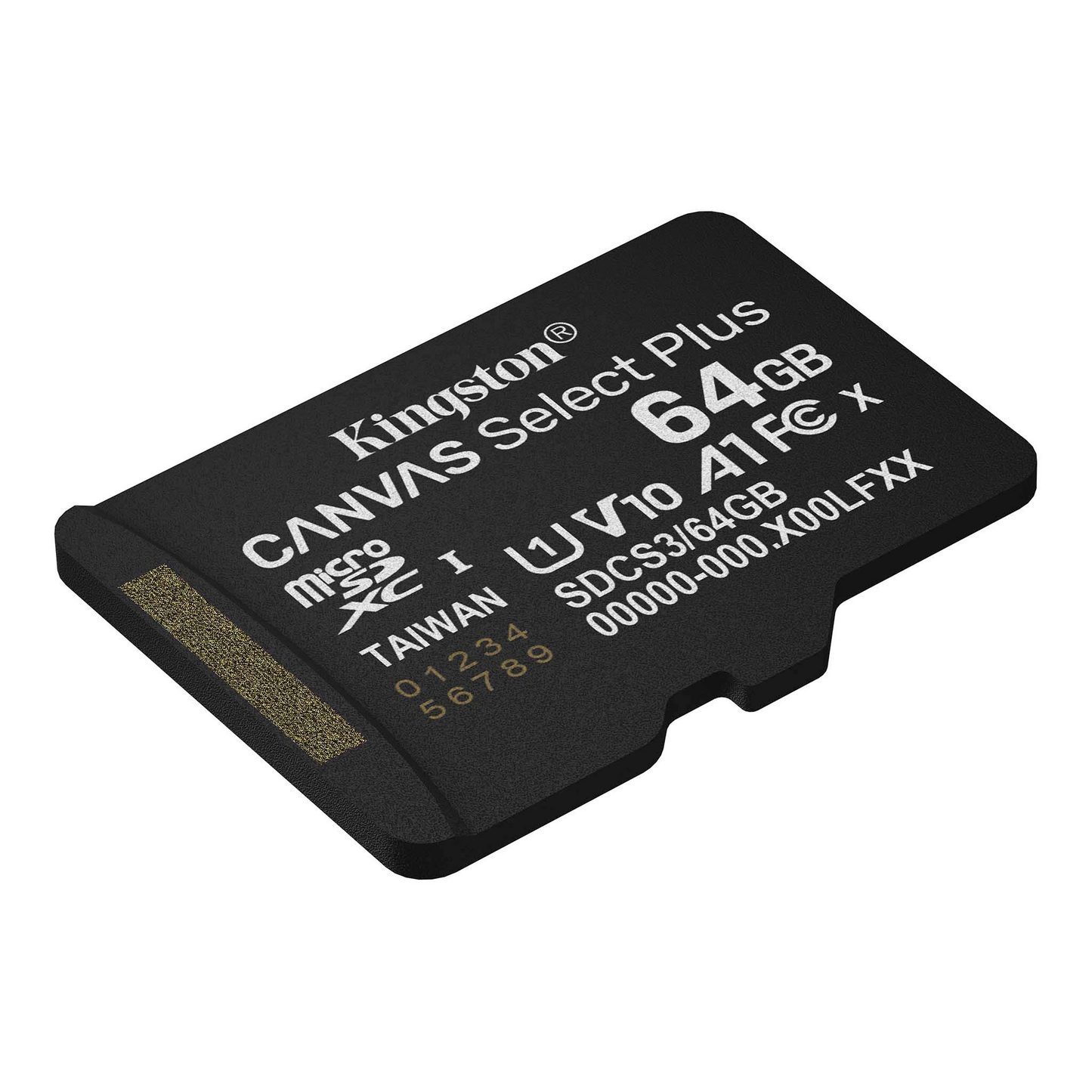 Kingston Canvas Select Plus Android A1 microSDXC memóriakártya, 64GB, 10. osztály / UHS-1 U1 SDCS3/64GBSP