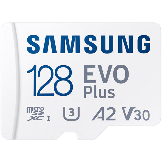 Memóriakártya microSDXC Samsung Evo Plus, 128Gb, Class 10 / UHS-1 U3, Adapterrel MB-MC128SA/EU MB-MC128SA/EU MB-MC128SA/EU