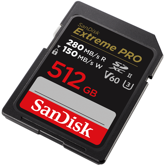 SanDisk Extreme Pro SDXC memóriakártya, 512GB, 10-es osztály / UHS-2 U3 SDSDXEP-512G-GN4IN