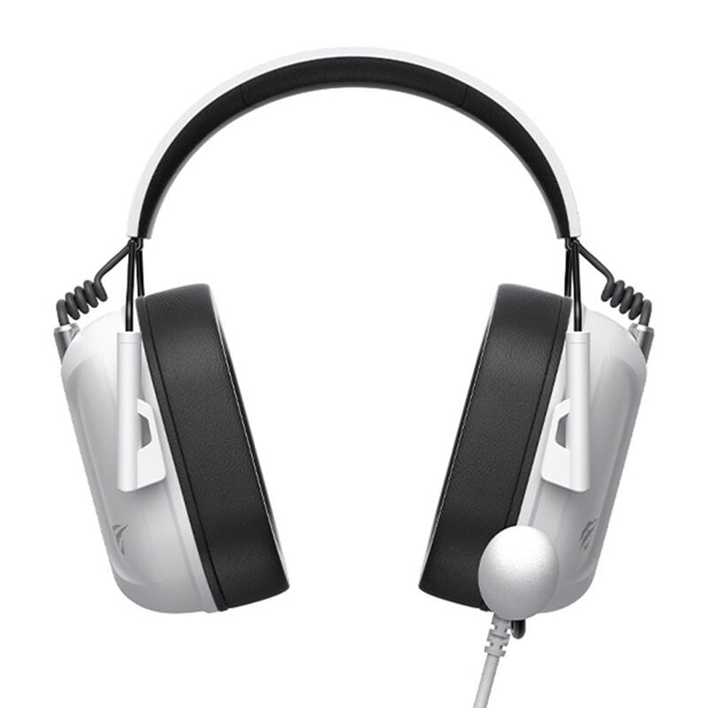 Gaming fülhallgató 3.5mm HAVIT H2033d, 2.2m, Fehér