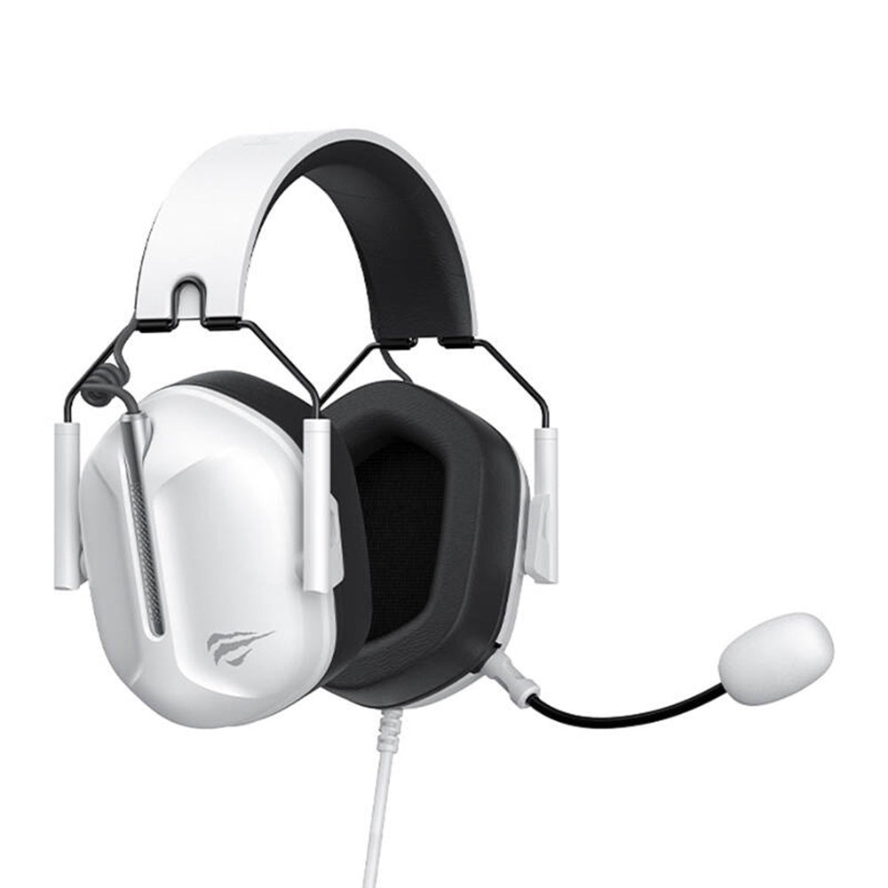 Gaming fülhallgató 3.5mm HAVIT H2033d, 2.2m, Fehér