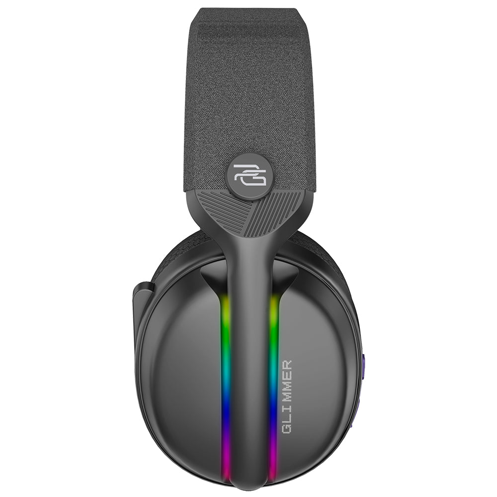 Proove Glimmer vezeték nélküli gaming fejhallgató, RGB, BT / Wi-Fi / Vezetékes, Fekete-Lila WHGL00022016