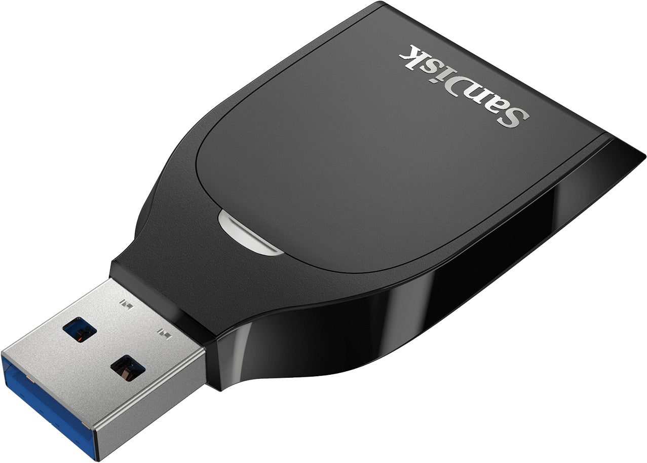 SanDisk USB 3.0 Card Reader, SD, Black SDDR-C531-GNANN