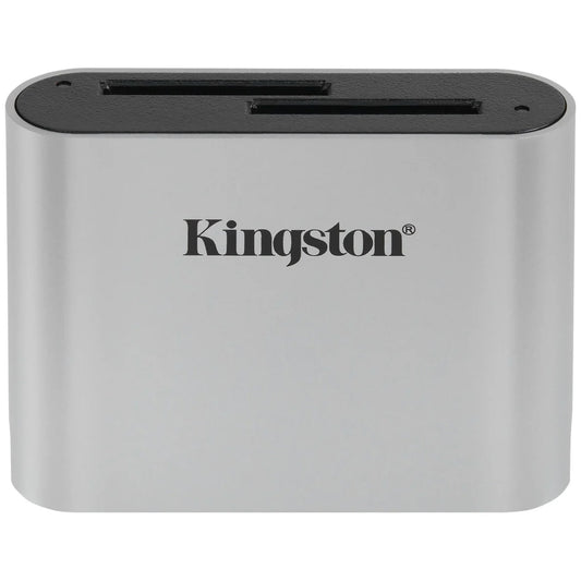 Kingston Workflow USB-C kártyaolvasó, Dual SD, Szürke WFS-SD