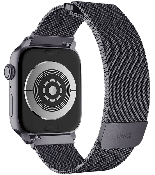UNIQ Dante szíj Apple Watch 45mm / 44mm / 42mm sorozathoz, szürke