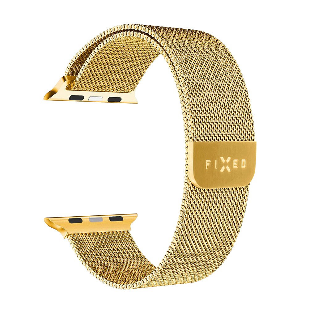 Fixed Mesh szíj az Apple Watch 42mm / 41mm / 40mm / 38mm sorozathoz, Arany színű