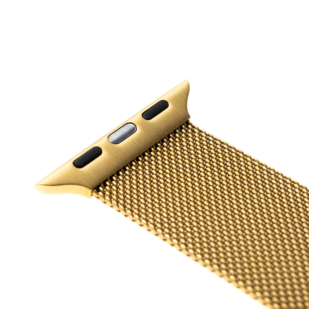 Fixed Mesh szíj az Apple Watch 42mm / 41mm / 40mm / 38mm sorozathoz, Arany színű