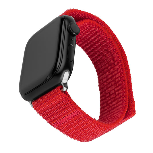 Fixed Nylon Sporty szíj az Apple Watch 42mm / 41mm / 40mm / 38mm sorozathoz, Rózsaszín