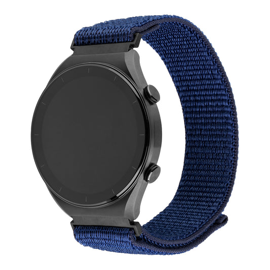 Fixed Nylon Sporty szíj Huawei Watch / Xiaomi Watch sorozathoz, 22mm, Sötétkék