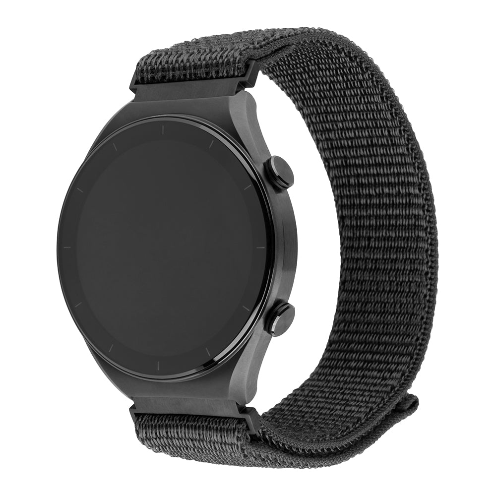 Fixed Nylon Sporty szíj Huawei Watch / Xiaomi Watch sorozathoz, 22mm, Sötétszürke