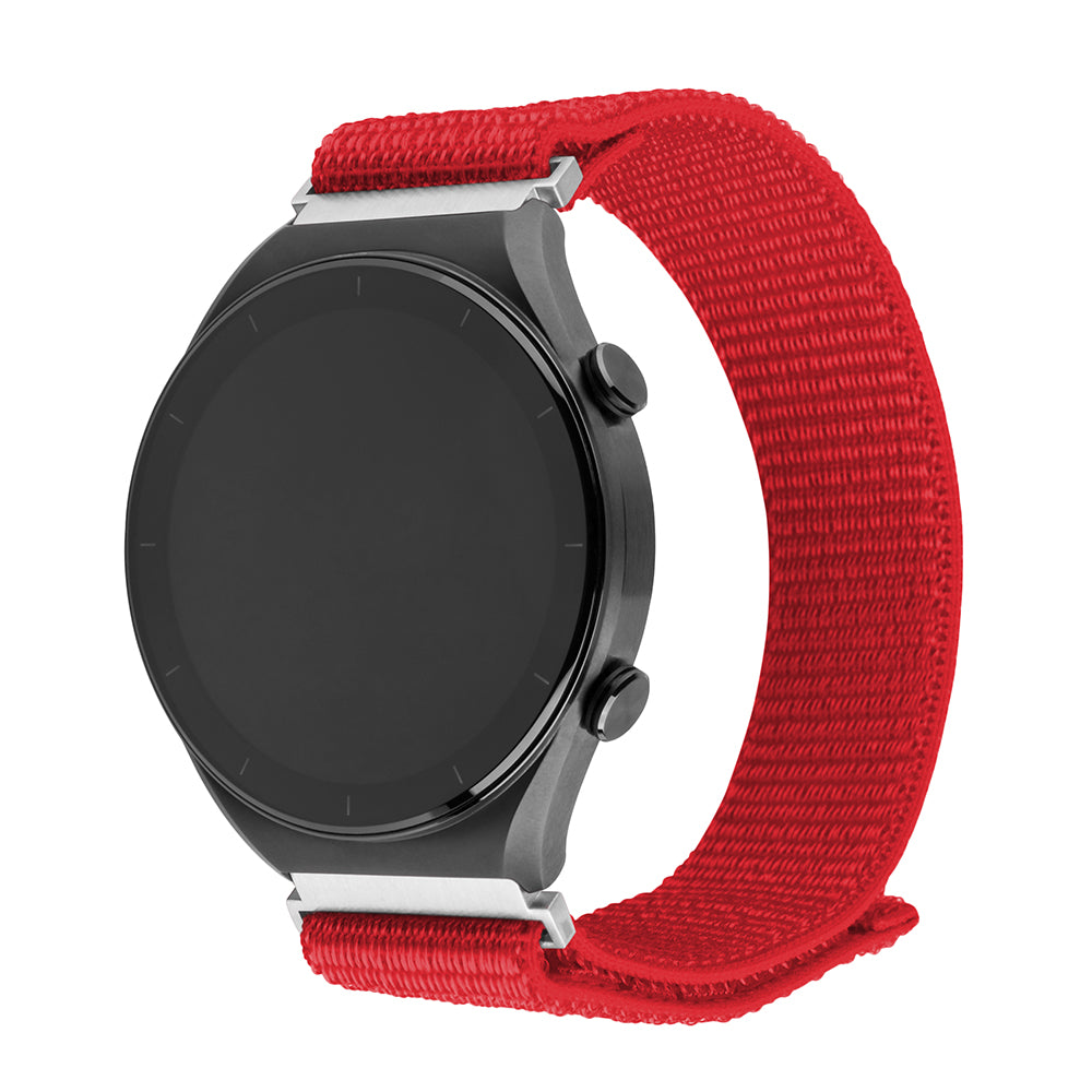 Fixed Nylon Sporty szíj Samsung Galaxy Watch / Huawei Watch sorozathoz, 20mm, Rózsaszín