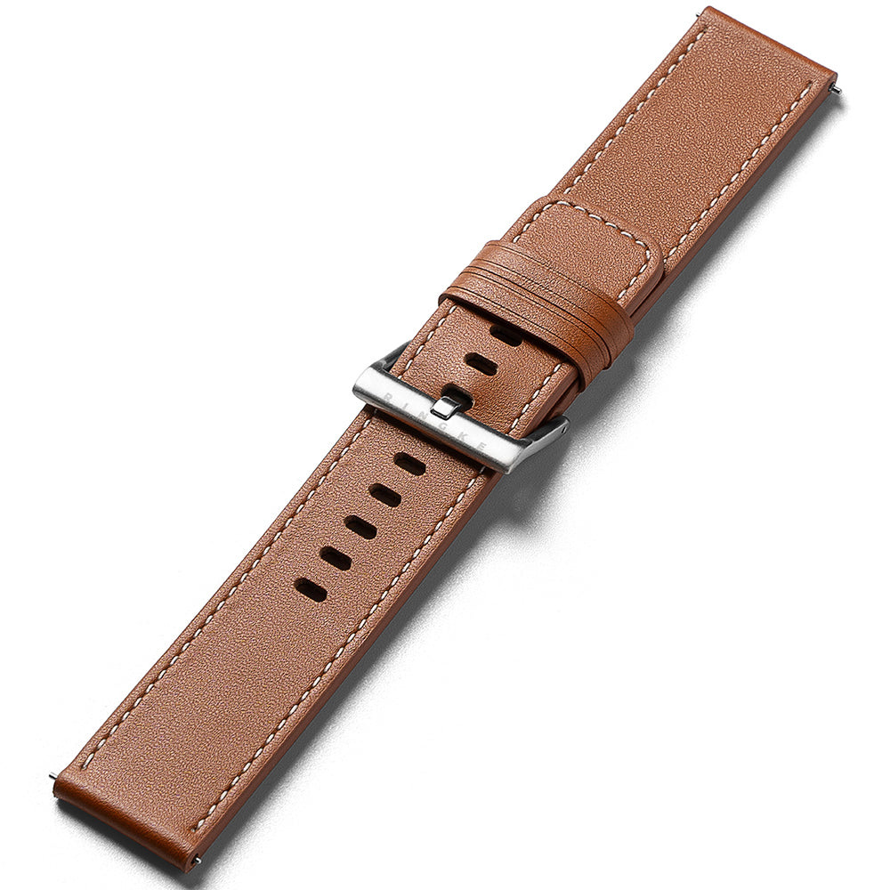 Ringke One Basic Bold szíj Fossil Watch / Mobvoi Watch / Suunto Watch sorozathoz, 24mm, barna