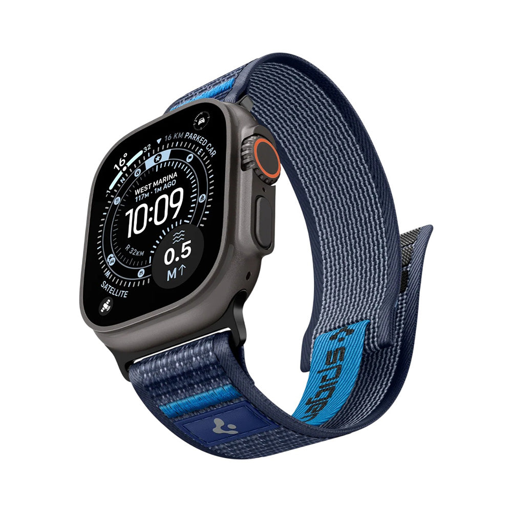 Spigen Athlex Air 2 szíj Apple Watch 49mm / 46mm / 45mm / 44mm sorozathoz, Tengerészkék AMP10608
