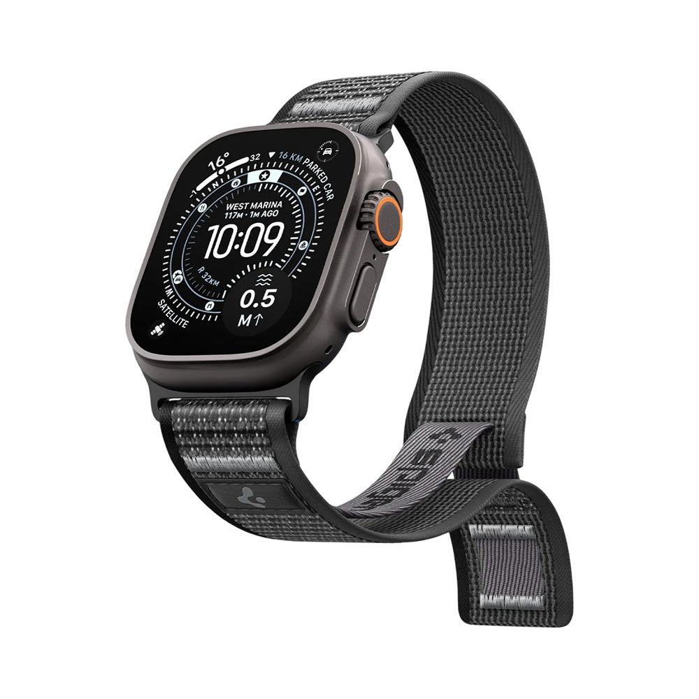 Spigen Athlex Air 2 szíj Apple Watch 49mm / 46mm / 45mm / 44mm sorozathoz, Szürke AMP11113