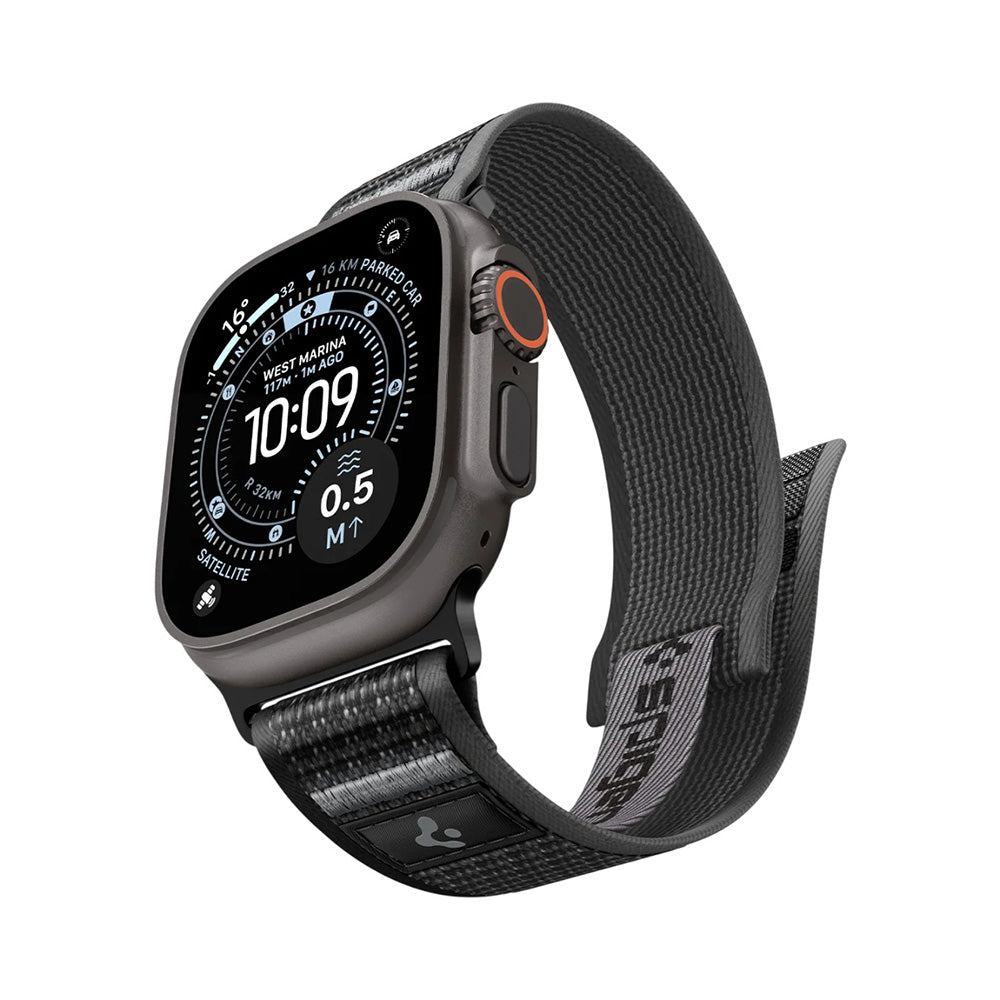 Spigen Athlex Air 2 szíj Apple Watch 49mm / 46mm / 45mm / 44mm sorozathoz, Szürke AMP11113