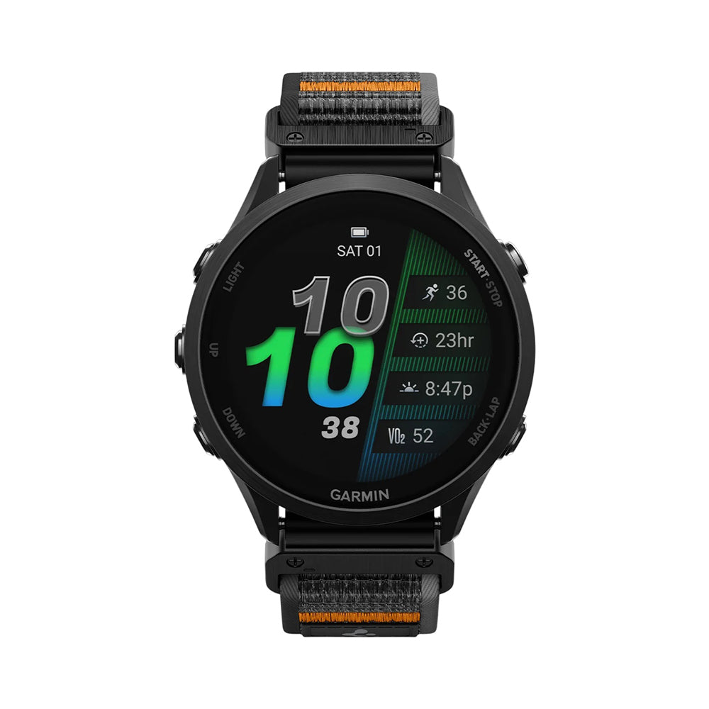 Spigen Athlex Air szíj Garmin Watch Fenix / Forerunner / Approach sorozathoz, 22mm, Fekete Narancssárga AMP11426