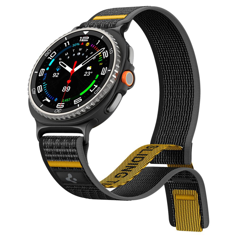 Spigen Athlex Air szíj Samsung Galaxy Watch8 / Watch8 Classic sorozathoz, Fekete AMP10111