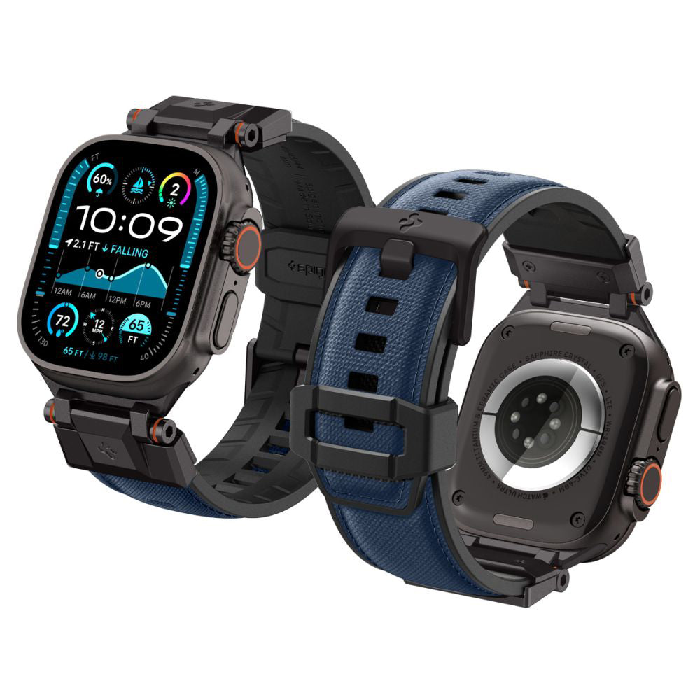 Spigen DuraPro Armor szíj Apple Watch 49mm / 46mm / 45mm / 44mm / 42mm sorozathoz, tengerészkék AMP09103