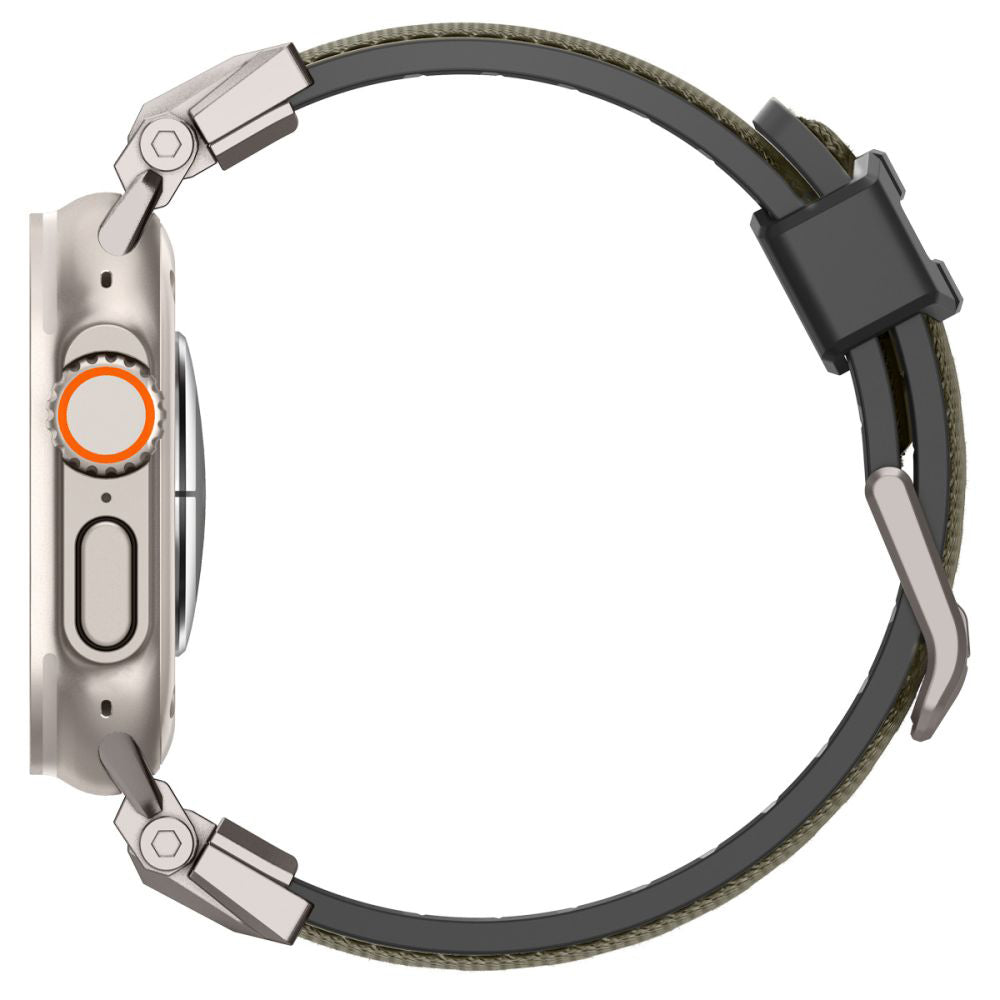 Spigen DuraPro Armor szíj Apple Watch 49mm / 46mm / 45mm / 44mm / 42mm sorozathoz, Zöld AMP09102