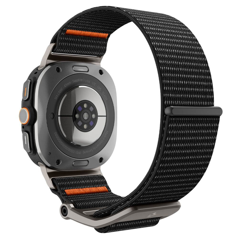 Spigen DuraPro Flex szíj Samsung Galaxy Watch Ultra órához, Fekete AMP08773
