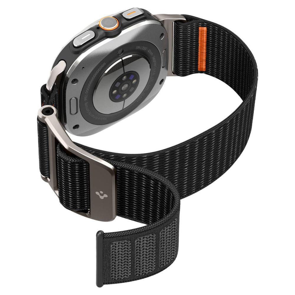 Spigen DuraPro Flex szíj Samsung Galaxy Watch Ultra órához, Fekete AMP08773