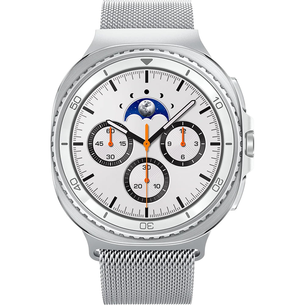 Spigen Metal Fit szíj Samsung Galaxy Watch9 / Watch8 / Watch8 Classic sorozathoz, ezüst AMP10121