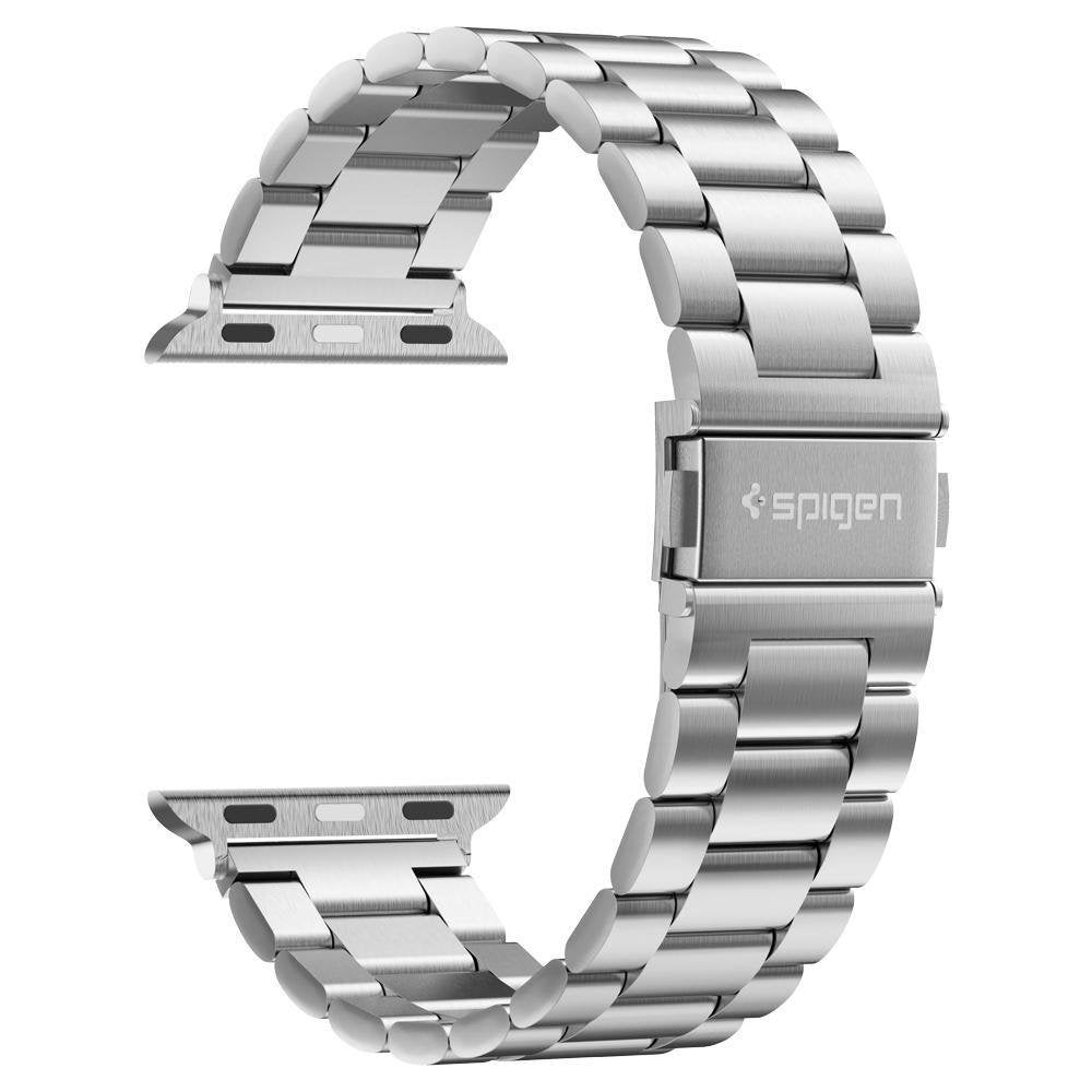 Spigen Modern Fit szíj Apple Watch 49mm / 46mm / 45mm / 44mm / 42mm sorozathoz, Ezüst 062MP25404