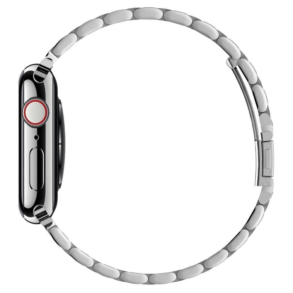 Spigen Modern Fit szíj Apple Watch 49mm / 46mm / 45mm / 44mm / 42mm sorozathoz, Ezüst 062MP25404