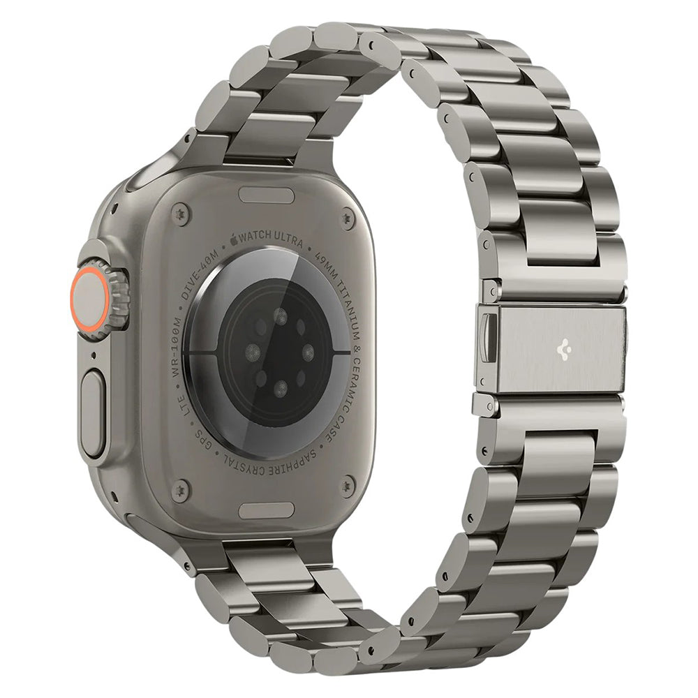 Spigen Modern Fit Titanium szíj Apple Watch 49 mm / 46 mm / 45 mm / 44 mm Series órához, szürke AMP09105
