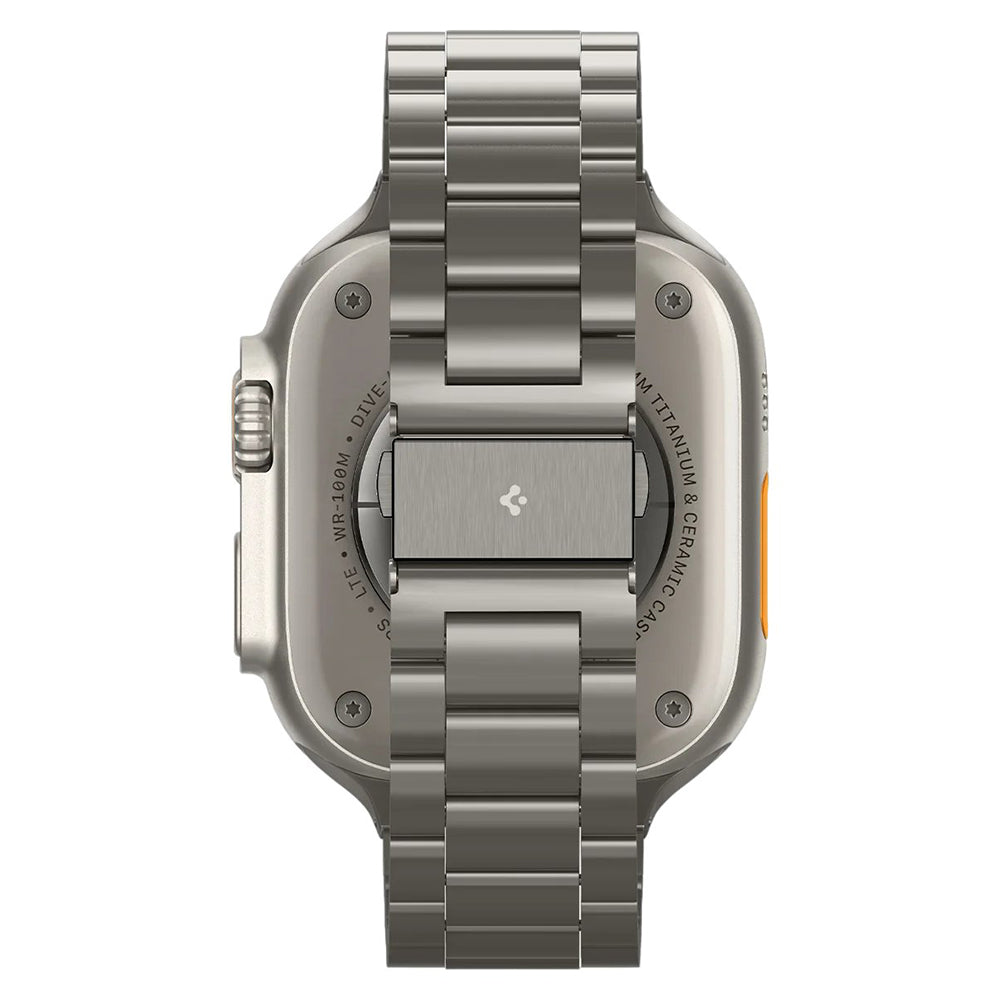 Spigen Modern Fit Titanium szíj Apple Watch 49 mm / 46 mm / 45 mm / 44 mm Series órához, szürke AMP09105