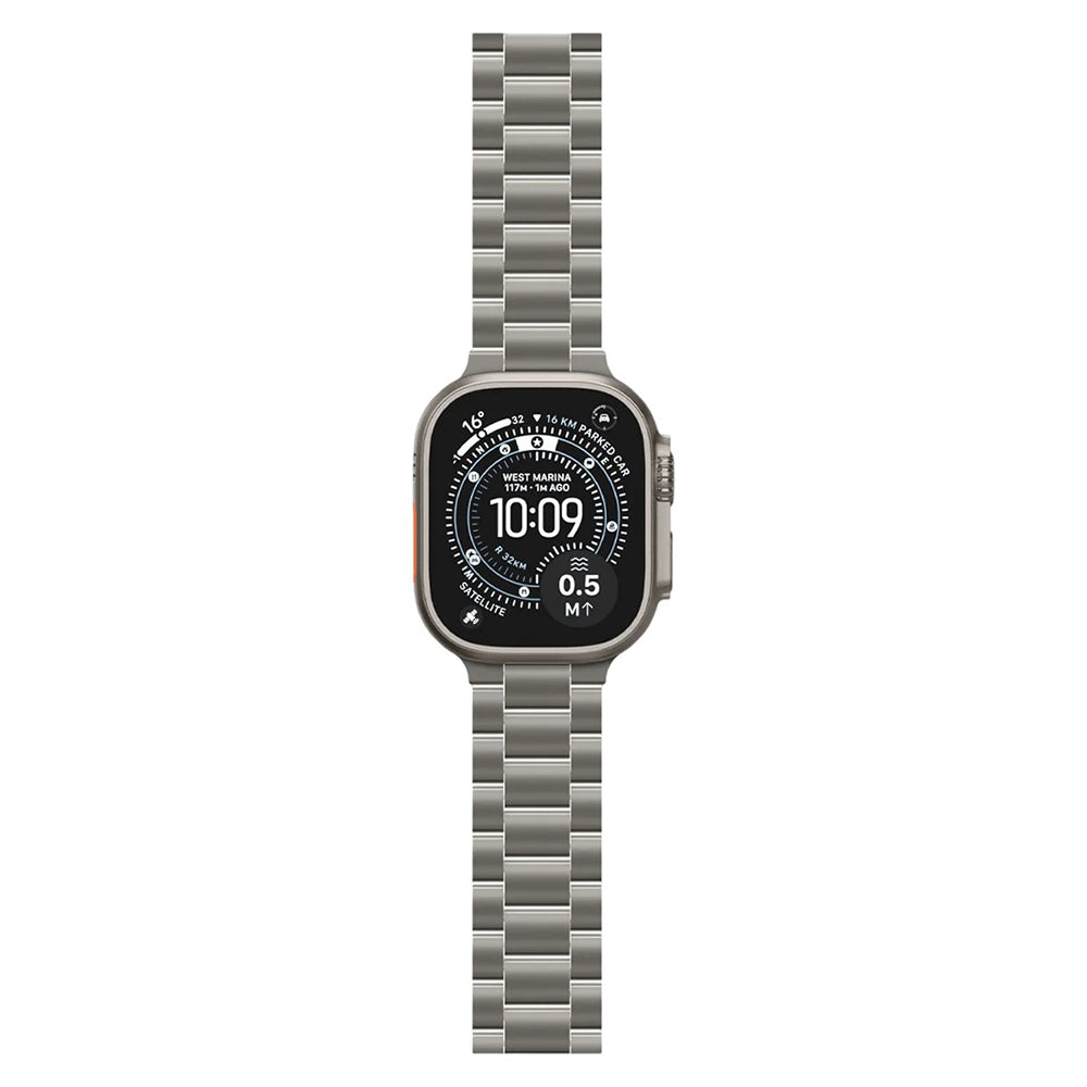 Spigen Modern Fit Titanium szíj Apple Watch 49 mm / 46 mm / 45 mm / 44 mm Series órához, szürke AMP09105