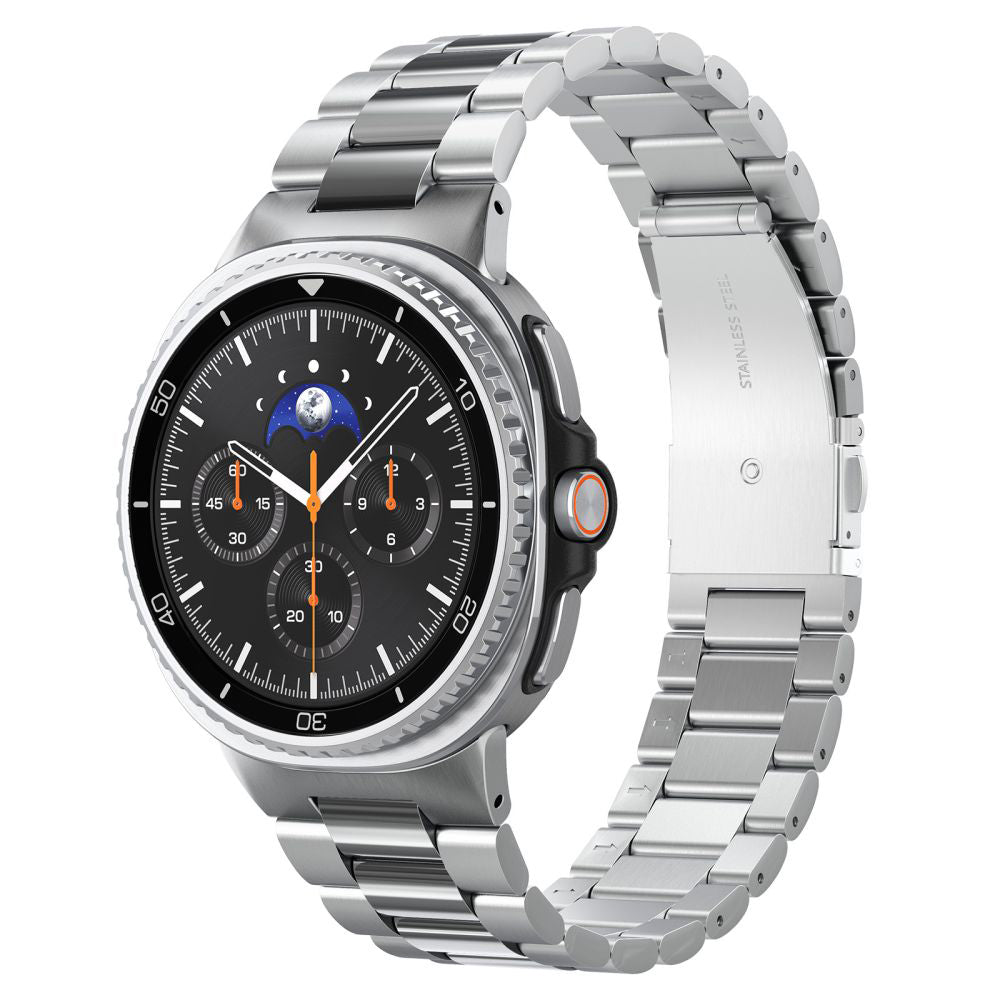 Spigen Modern Fit szíj Samsung Galaxy Watch8 / Watch8 Classic sorozathoz, Ezüst AMP10120