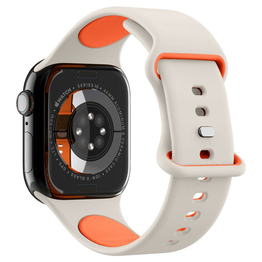 Spigen Nano Pop szíj Apple Watch 42mm / 41mm / 40mm / 38mm sorozathoz, Bézs