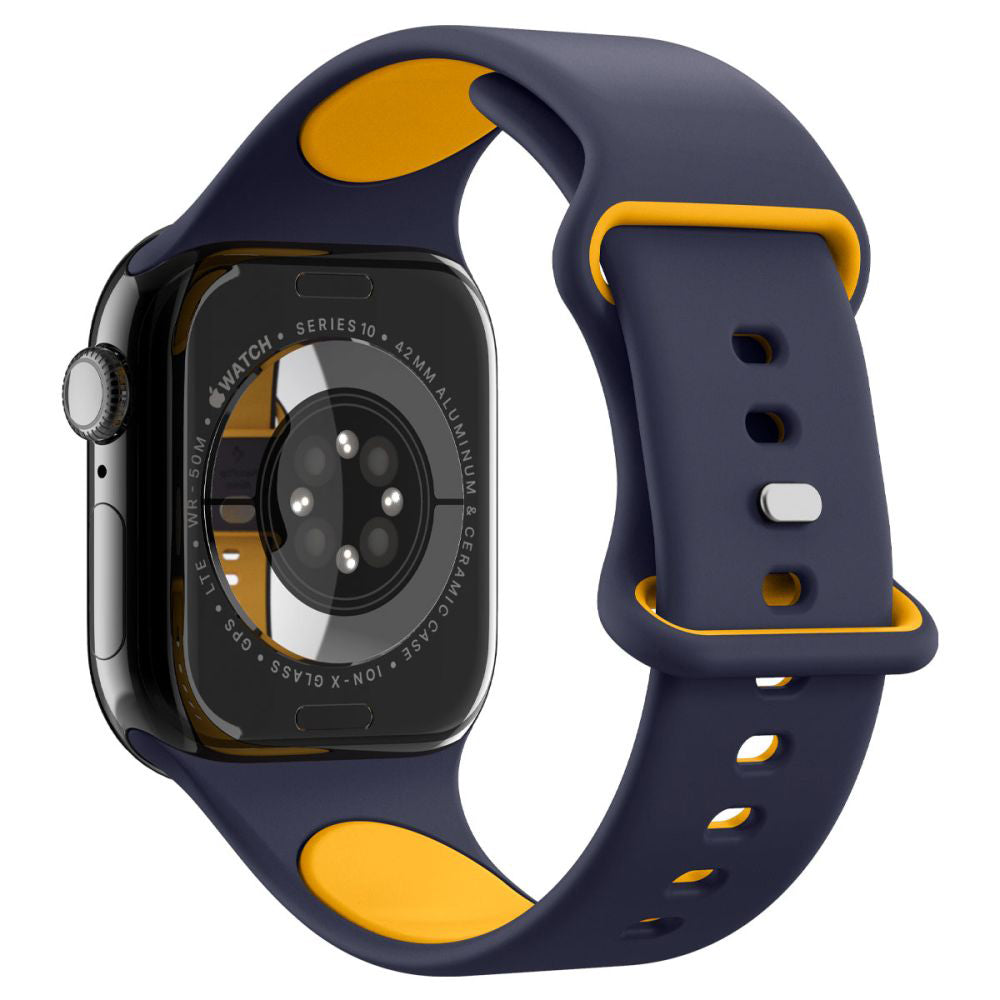 Spigen Nano Pop szíj Apple Watch 42mm / 41mm / 40mm / 38mm sorozathoz, Tengerészkék AMP09325