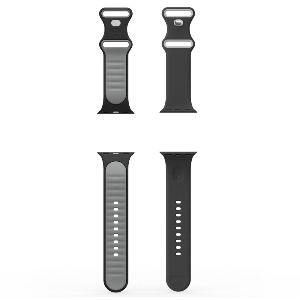 Spigen Nano Pop szíj Apple Watch 42mm / 41mm / 40mm / 38mm sorozathoz, Fekete AMP09324