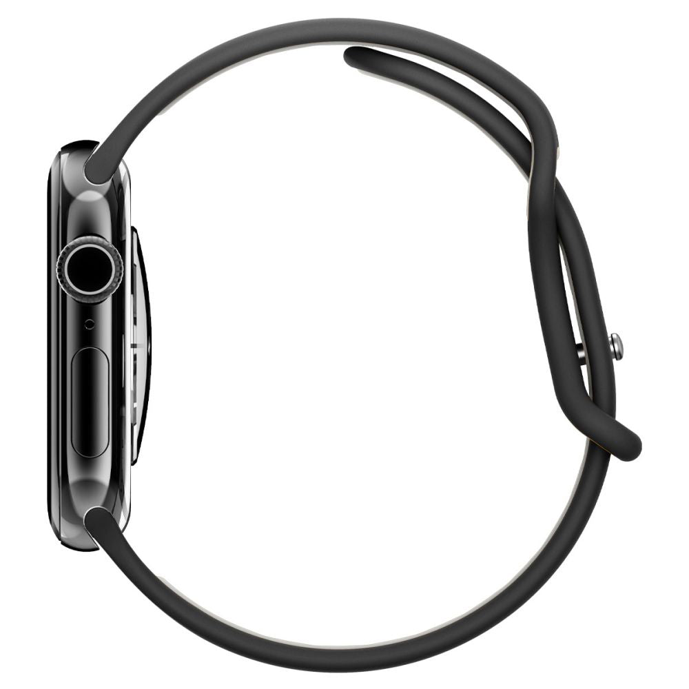 Spigen Nano Pop szíj Apple Watch 49mm / 46mm / 45mm / 44mm / 42mm sorozathoz, Fekete AMP09321