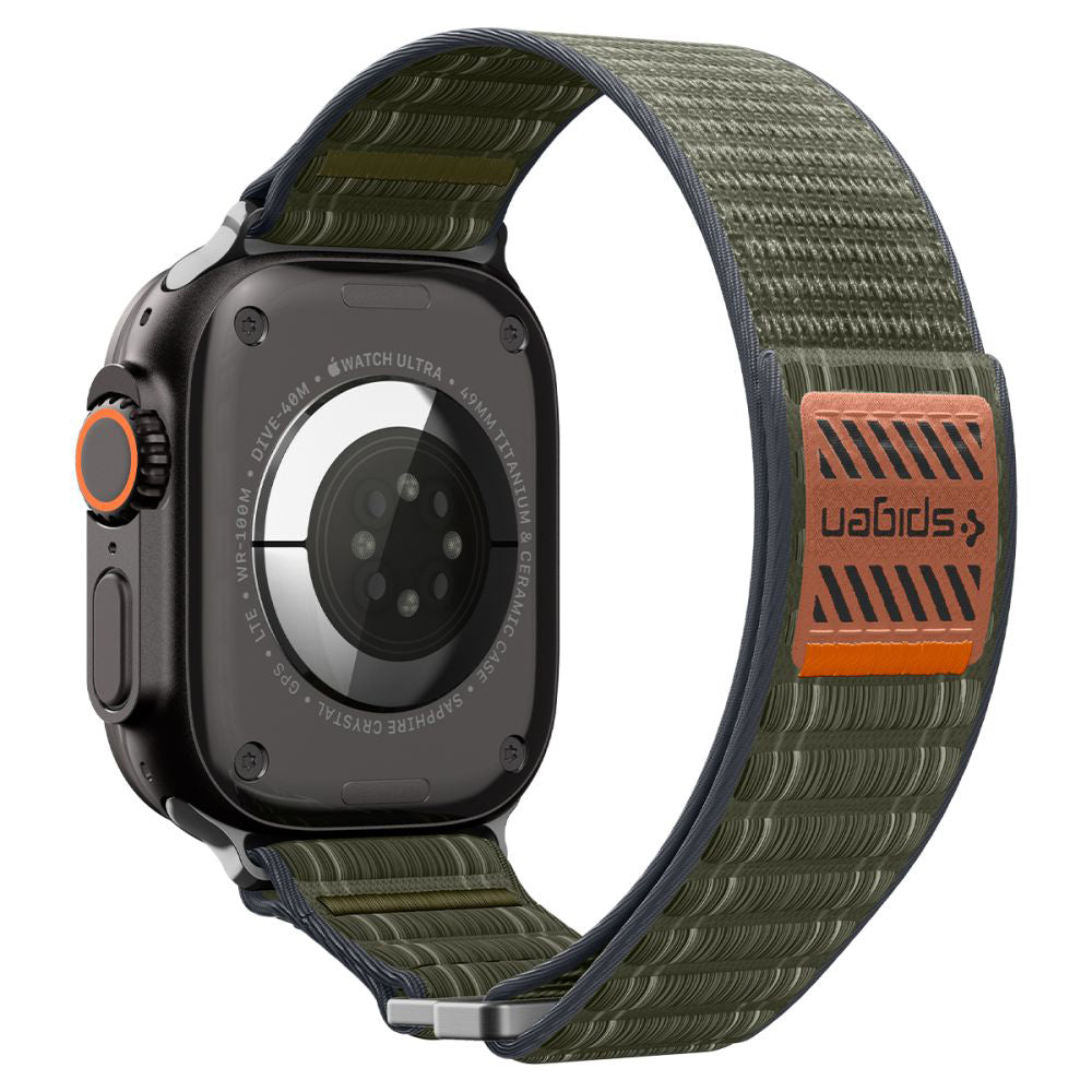 Spigen WBF0 szíj Apple Watch 49mm / 46mm / 45mm / 44mm sorozathoz, Zöld AMP10142