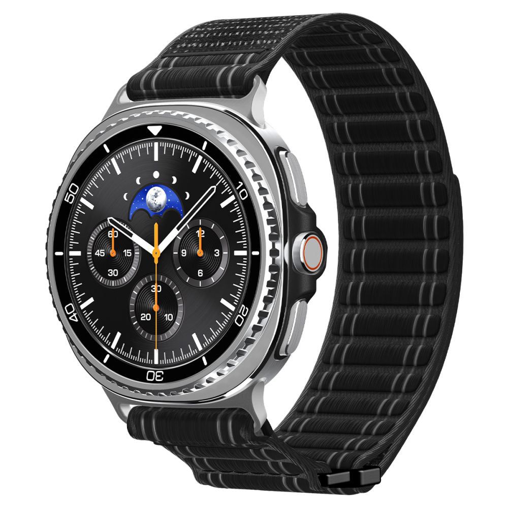 Spigen WBF0 szíj Samsung Galaxy Watch8 / Watch8 Classic Series-hez, Fekete AMP10153