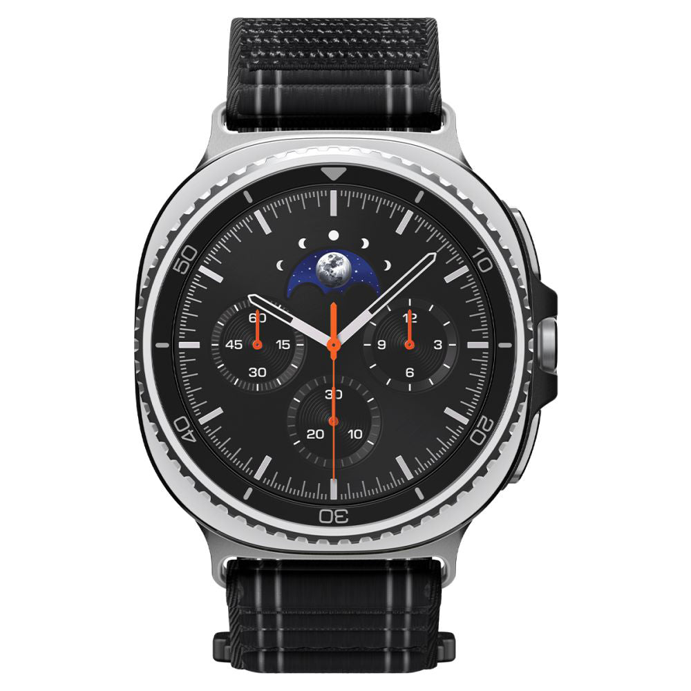 Spigen WBF0 szíj Samsung Galaxy Watch8 / Watch8 Classic Series-hez, Fekete AMP10153