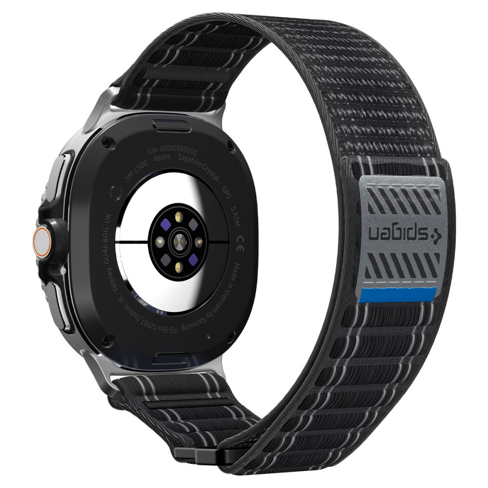 Spigen WBF0 szíj Samsung Galaxy Watch8 / Watch8 Classic Series-hez, Fekete AMP10153