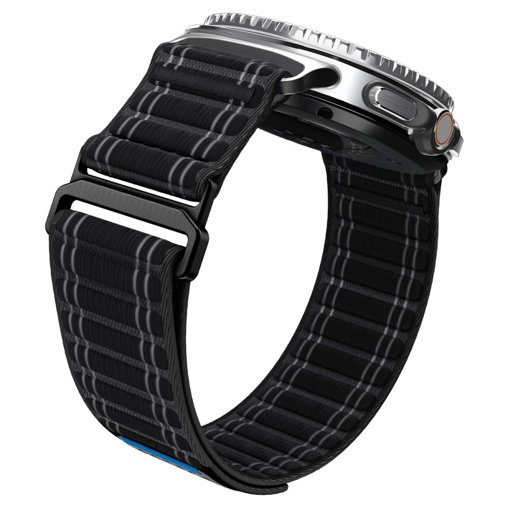 Spigen WBF0 szíj Samsung Galaxy Watch8 / Watch8 Classic Series-hez, Fekete AMP10153