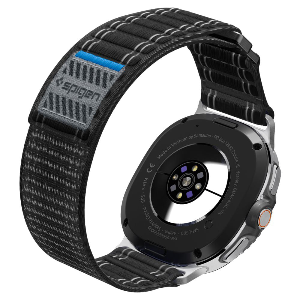 Spigen WBF0 szíj Samsung Galaxy Watch8 / Watch8 Classic Series-hez, Fekete AMP10153