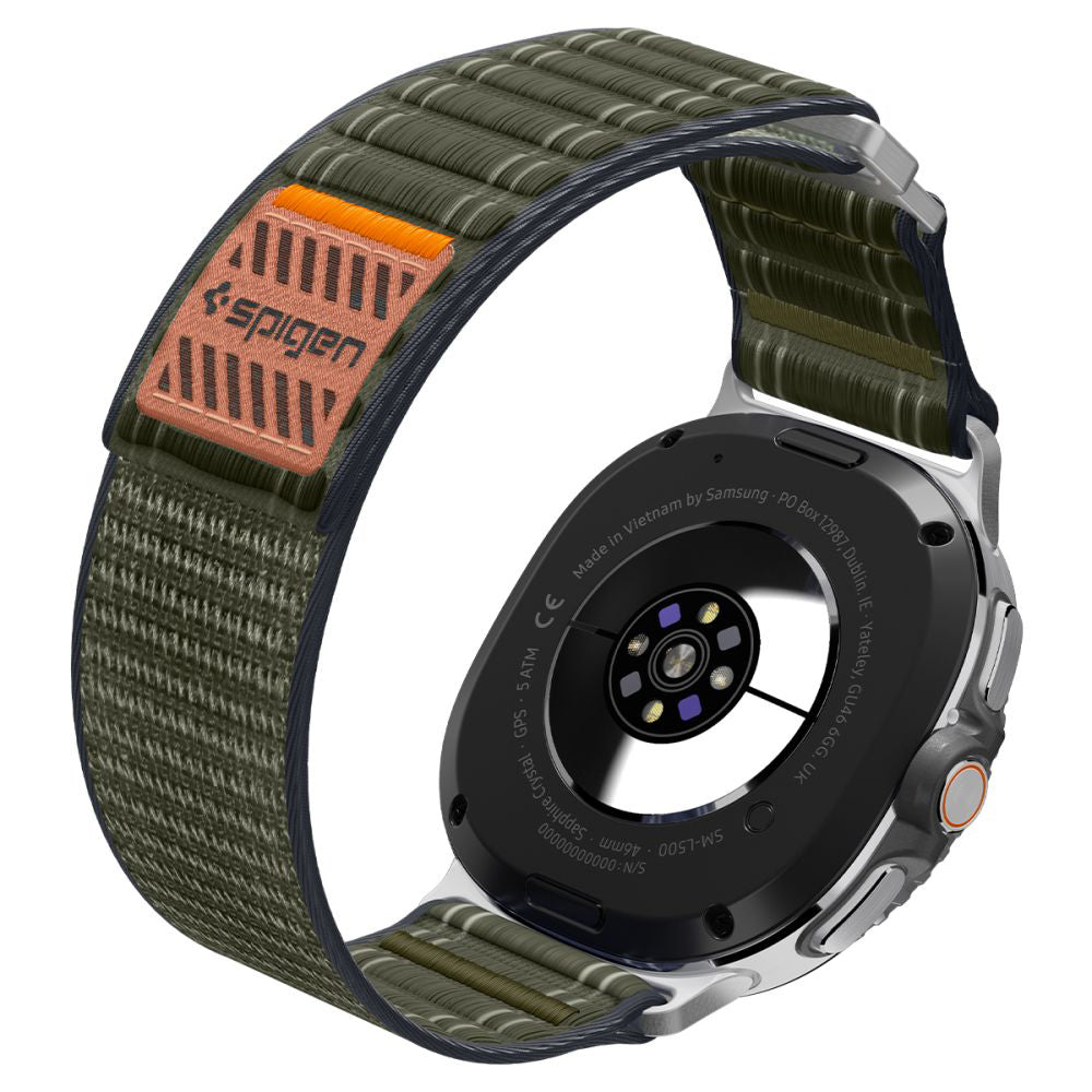 Spigen WBF0 szíj Samsung Galaxy Watch8 / Watch8 Classic sorozathoz, zöld AMP10154