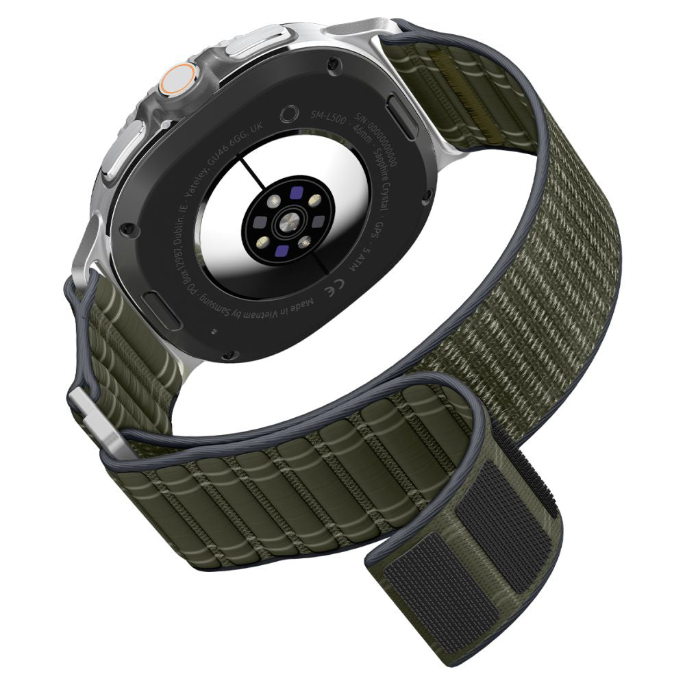Spigen WBF0 szíj Samsung Galaxy Watch8 / Watch8 Classic sorozathoz, zöld AMP10154
