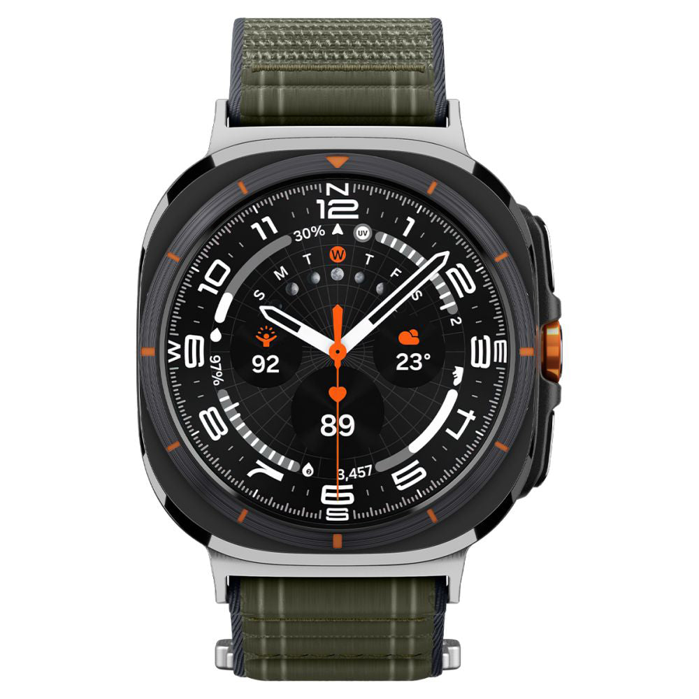 Spigen WBF0 szíj Samsung Galaxy Watch Ultra-hoz, zöld AMP10147