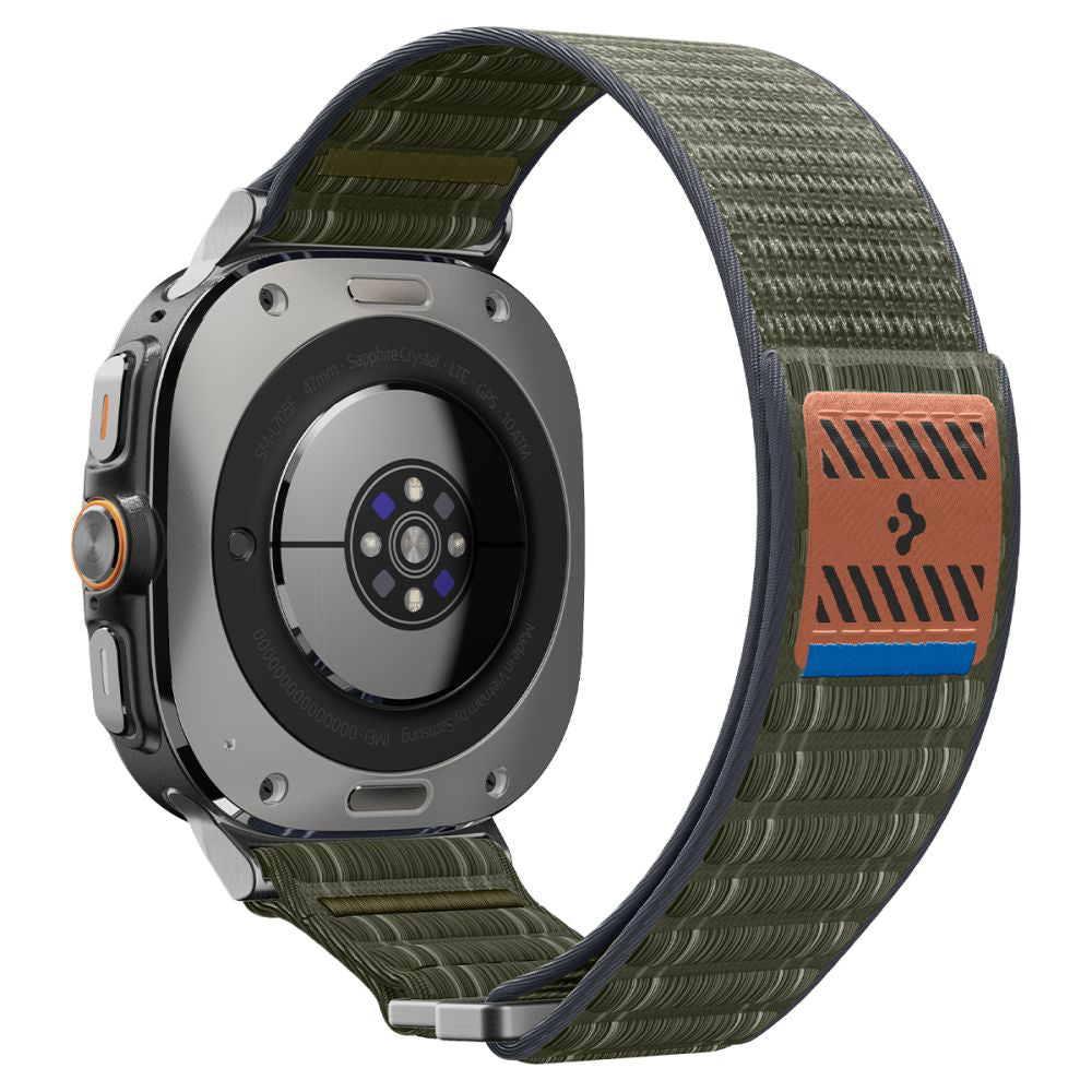 Spigen WBF0 szíj Samsung Galaxy Watch Ultra-hoz, zöld AMP10147