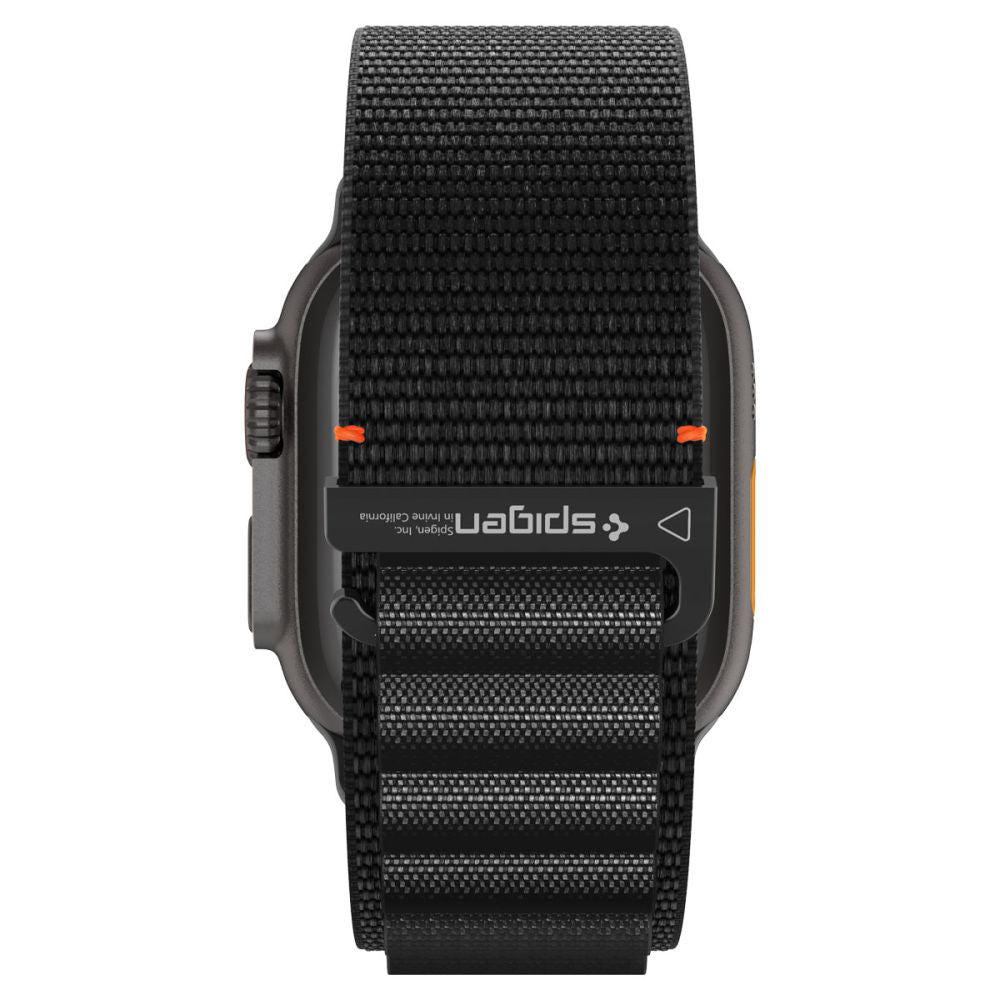 Spigen WBF1 szíj Apple Watch 49mm / 46mm / 45mm / 44mm sorozathoz, Fekete AMP10144