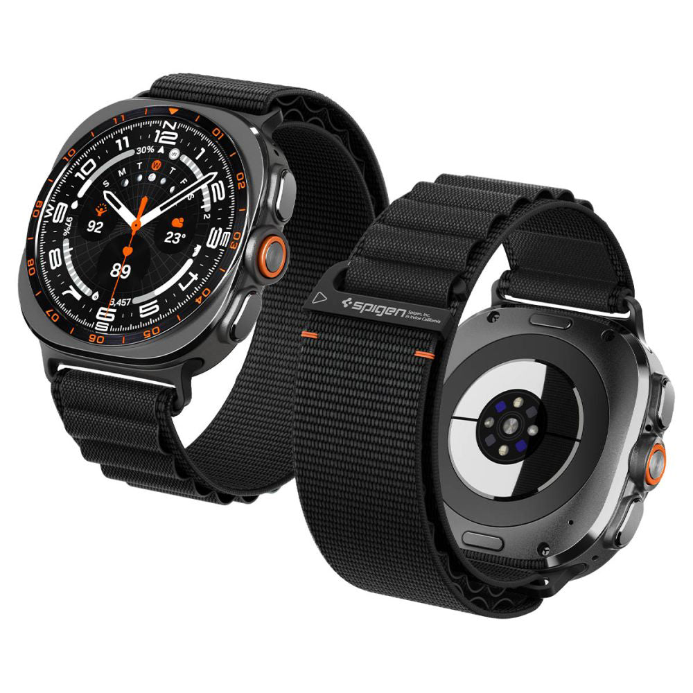 Spigen WBF1 szíj Samsung Galaxy Watch Ultra sorozathoz, fekete AMP11613