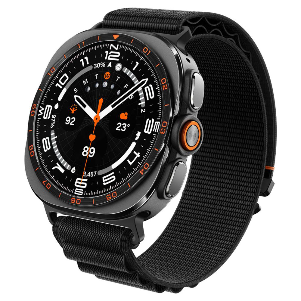 Spigen WBF1 szíj Samsung Galaxy Watch Ultra sorozathoz, fekete AMP11613