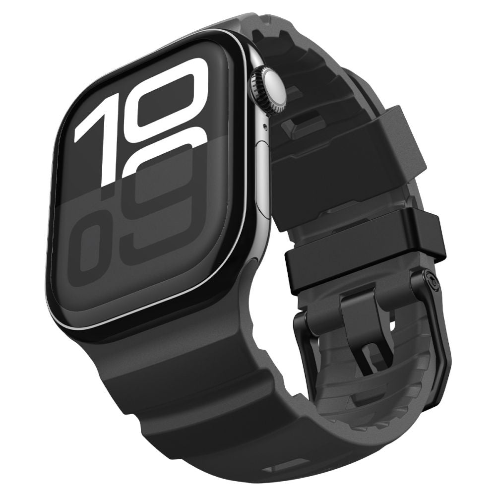 Spigen WBS2 szíj Apple Watch 49mm / 46mm / 45mm / 44mm sorozathoz, Fekete AMP10508